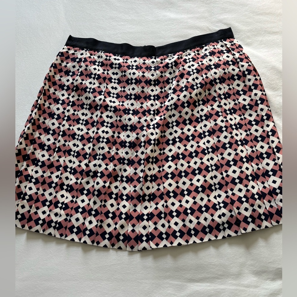 NWOT! J.Crew Print Pleated Skirt